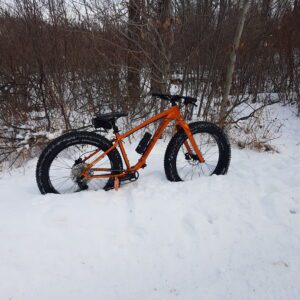 Fat bike in winter