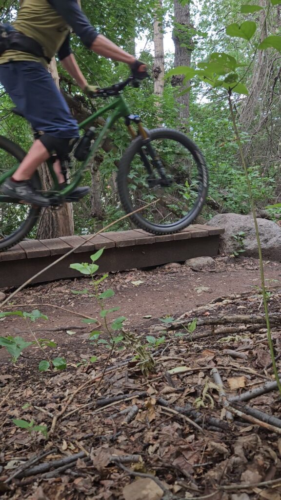 Moonraker skinny on trail